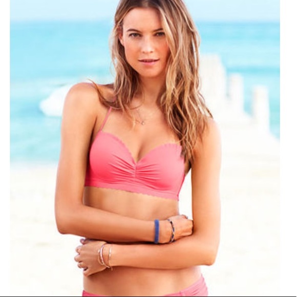 scalloped bathing suit victoria's secret